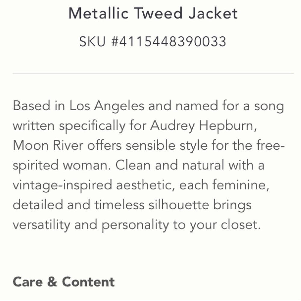 Metallic Tweed Jacket - Picture 5 of 6